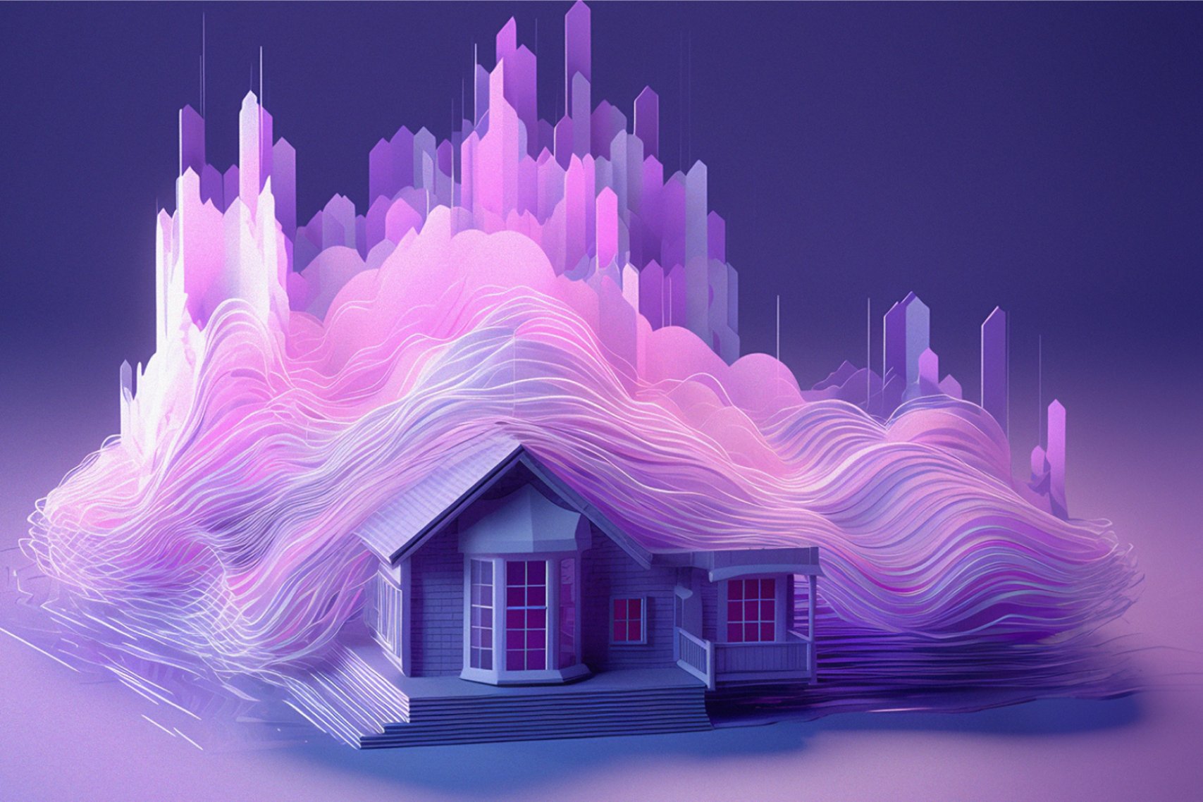 Purple house